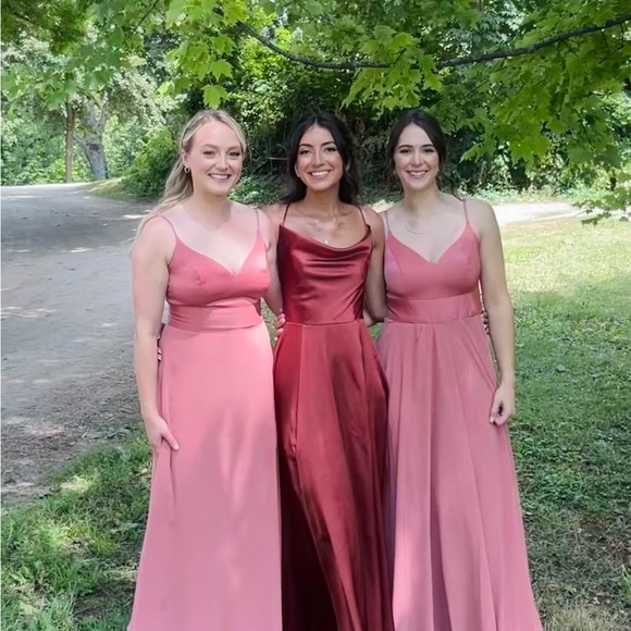 Size 6 Sedona colour DAVIDS BRIDAL bridesmaid dress - Picture 3 of 7